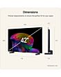 LG OLED42C66LB C6 42 Inch OLED evo AI 4K Smart TV