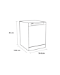 Sensis DWF0214FSDWA Dishwasher White 14 Place Settings