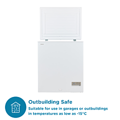 SENSIS RFCHT01F137EW 69.5cm Chest Freezer