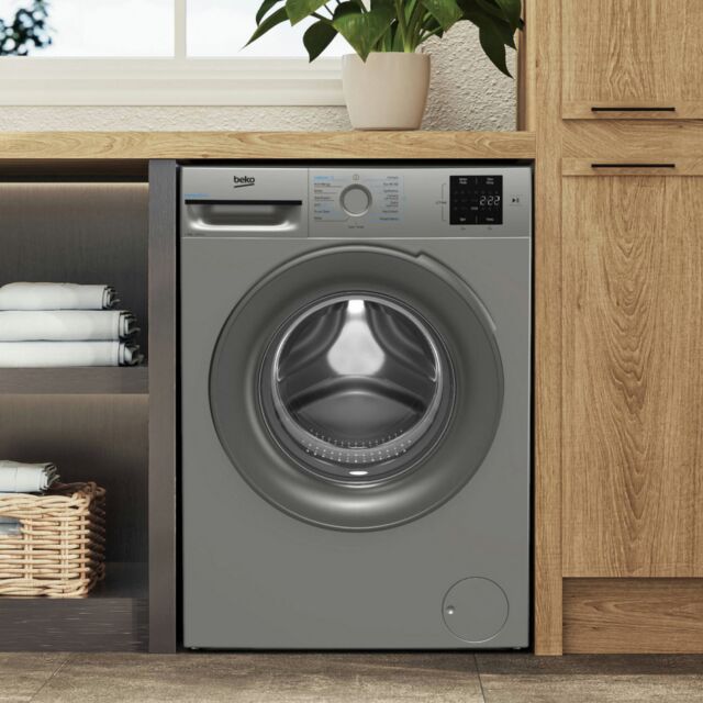 BEKO BMN3WT3841S 8kg Silver Washing Machine