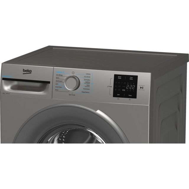 BEKO BMN3WT3841S 8kg Silver Washing Machine