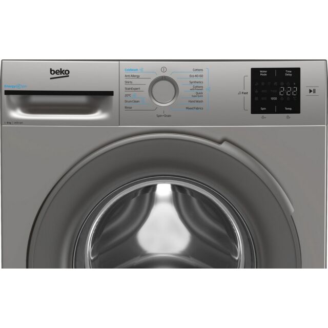 BEKO BMN3WT3841S 8kg Silver Washing Machine
