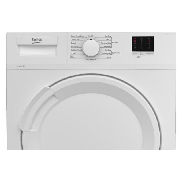 BEKO DTLCE80041W 8Kg Condenser Tumble Dryer
