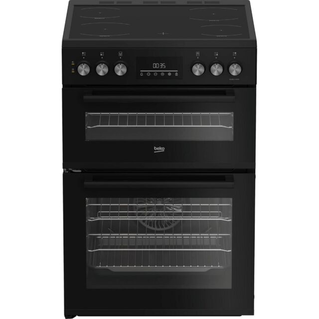 BEKO EDC6731K 60cm Double Oven Electric Cooker