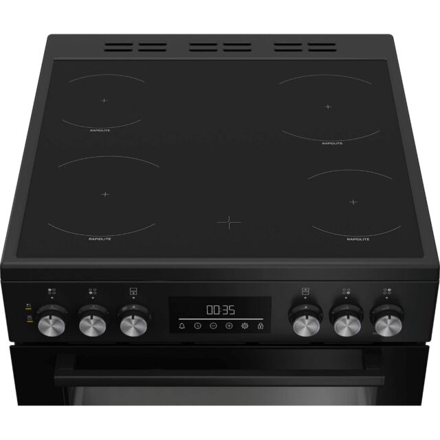 BEKO EDC6731K 60cm Double Oven Electric Cooker