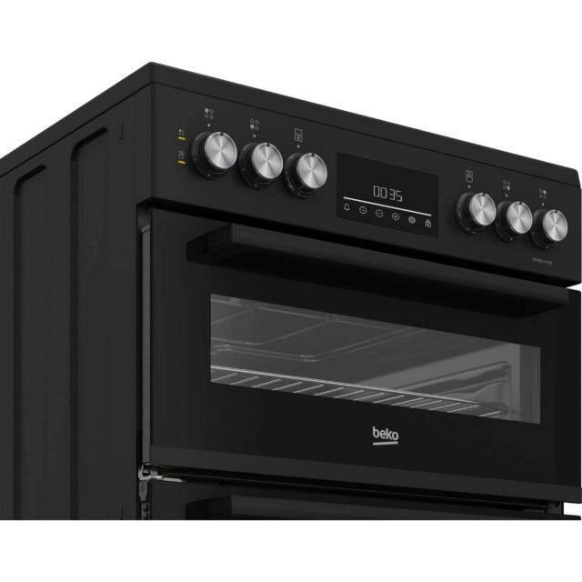 BEKO EDC6731K 60cm Double Oven Electric Cooker