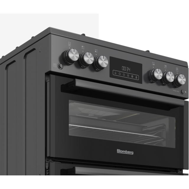 BLOMBERG GGRN655N 60cm Double Oven Gas Cooker