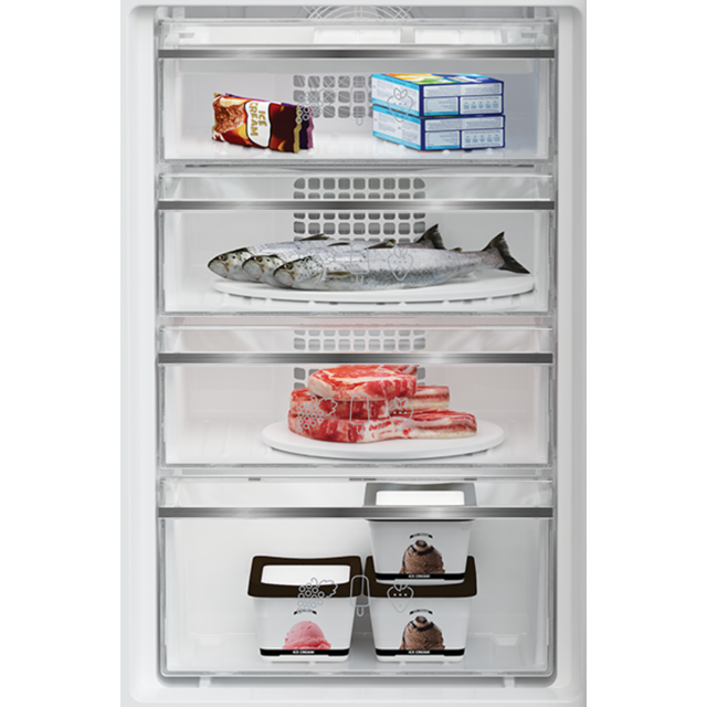 BLOMBERG KNE4564EVI Built In 50/50 Fridge Freezer