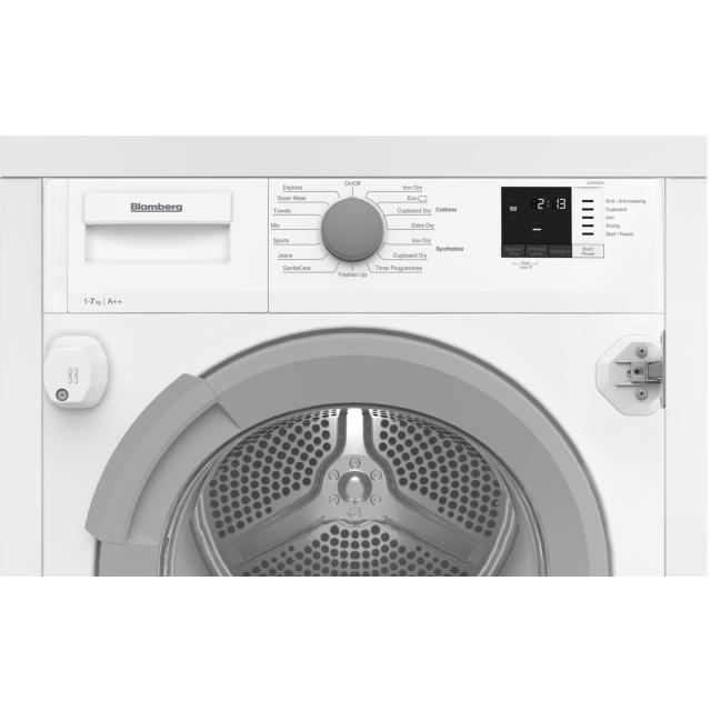 Blomberg LTIP07310 7kg Integrated Heat Pump Tumble Dryer - White