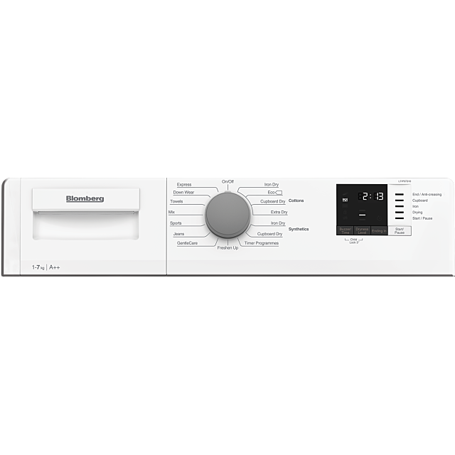 Blomberg LTIP07310 7kg Integrated Heat Pump Tumble Dryer - White