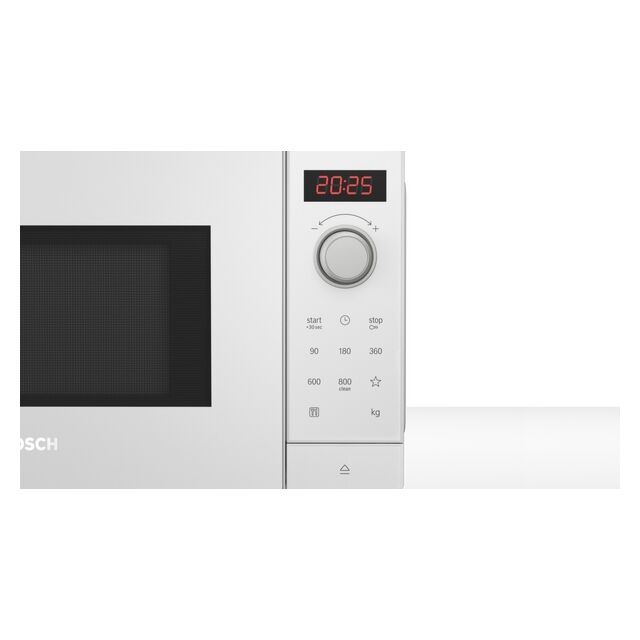 BOSCH FFL023MW0B White Microwave 800W 20 Litres