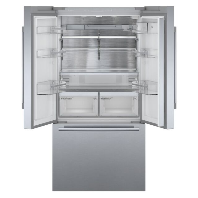 BOSCH KFF96PIEP Multi Door American Fridge Freezer Stainless Steel