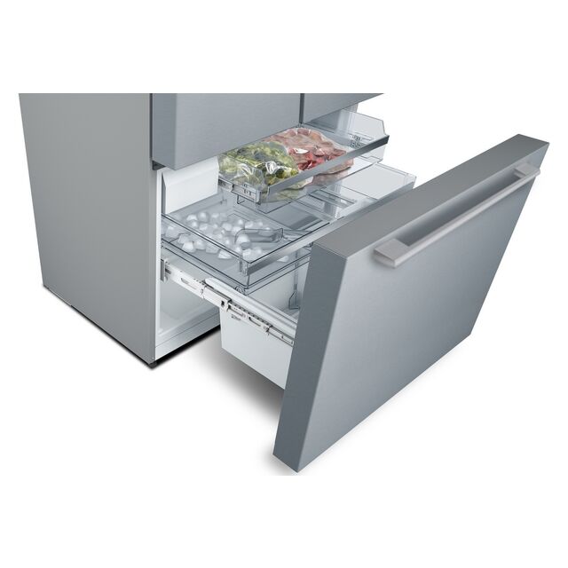 BOSCH KFF96PIEP Multi Door American Fridge Freezer Stainless Steel