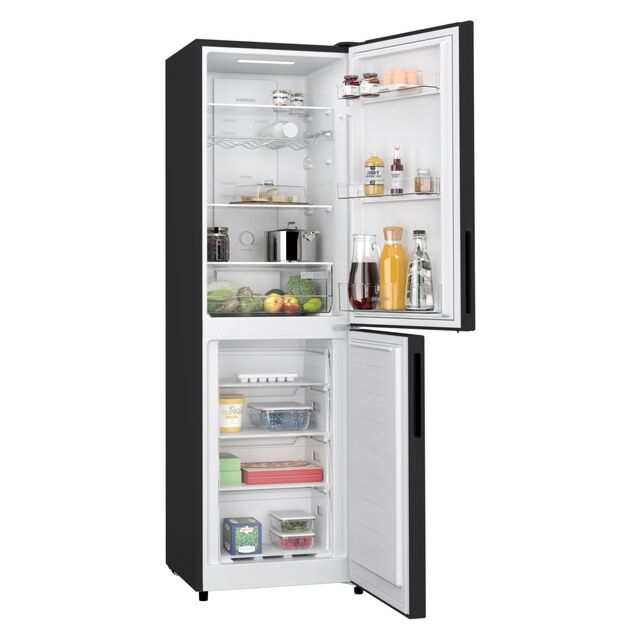 BOSCH KGN27NBEAG Black 55cm Fridge Freezer