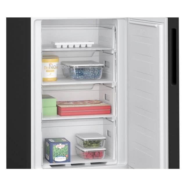 BOSCH KGN27NBEAG Black 55cm Fridge Freezer