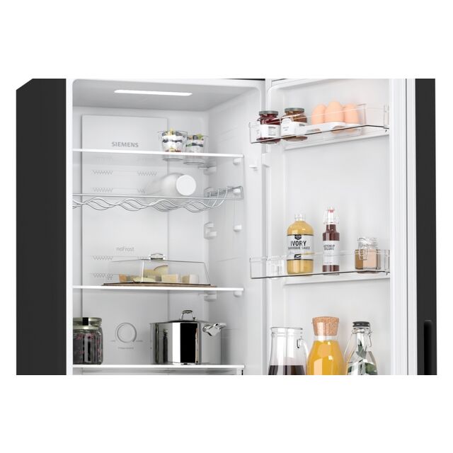 BOSCH KGN27NBEAG Black 55cm Fridge Freezer