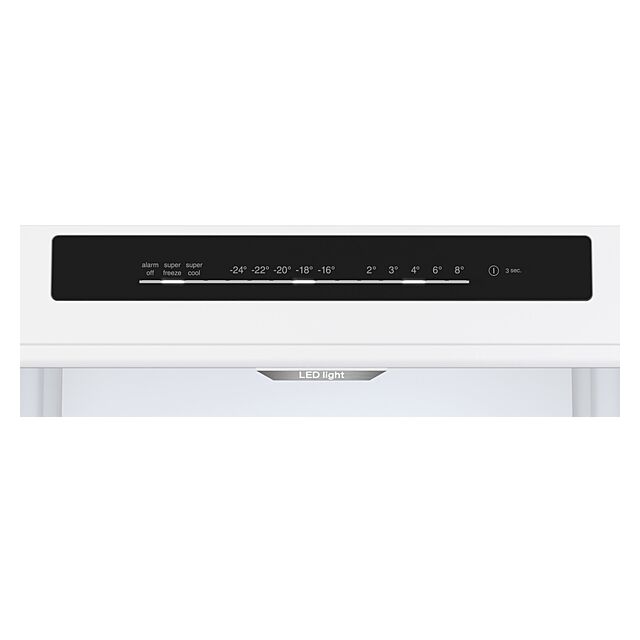 BOSCH KGN392WDFG 60cm Fridge Freezer in White