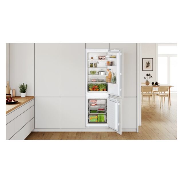 BOSCH KIN86NFE0G Built-In 70/30 Fridge Freezer Fixed Hinge
