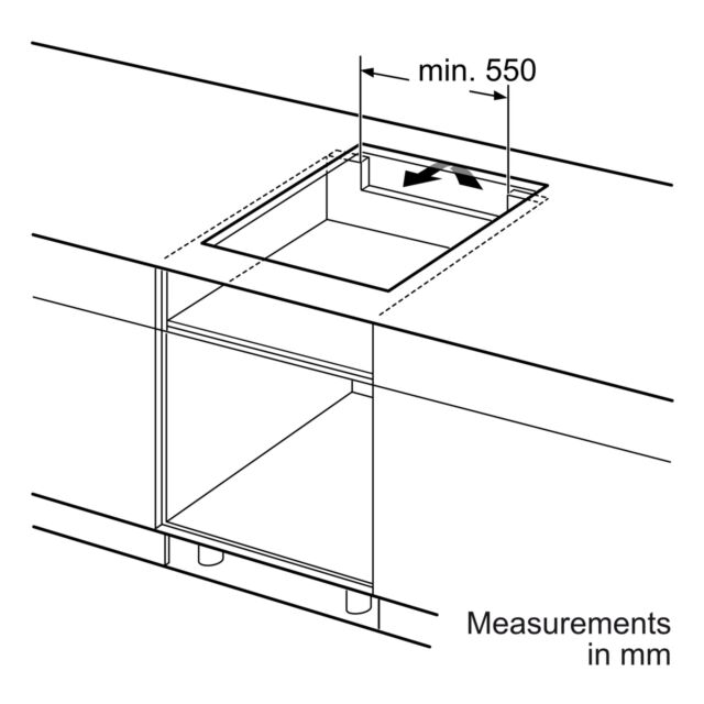 BOSCH PUG61RAA5B Induction Hob, 13 Amp Connection