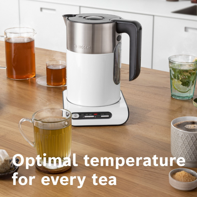 Bosch TWK8631GB 1.5 Litres Jug Kettle - White