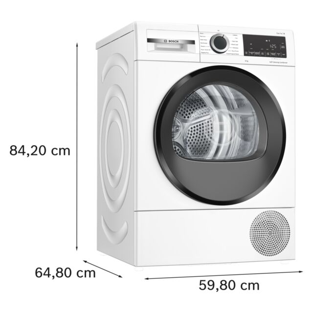 BOSCH WQG24502GB 9kg Heat Pump Tumble Dryer