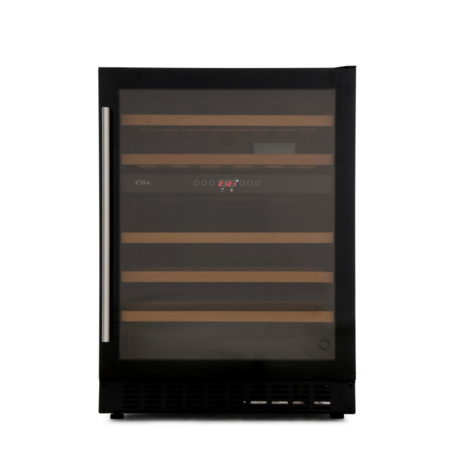 CDA FWC604BL Undercounter Wine Cooler - Black