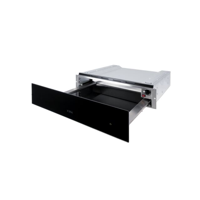 CDA VW153BL Warming Drawer in Black