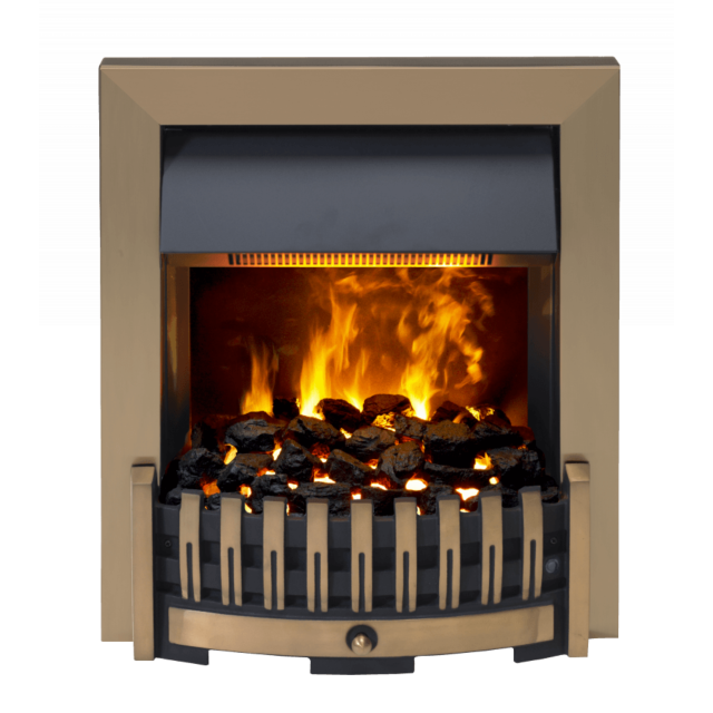 DIMPLEX DNV20AB Danville Antique Brass Fnish Inset Fire with Opti-myst flame