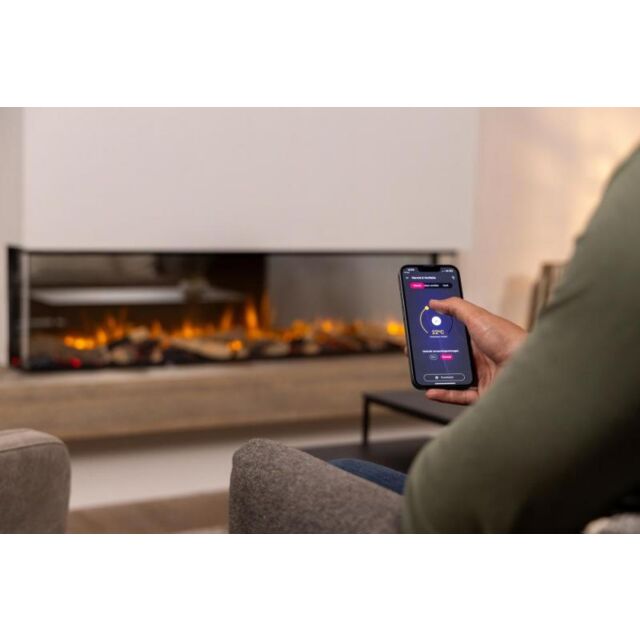 DIMPLEX VIVENTE PLUS 150 Media Wall Optiflame Fire