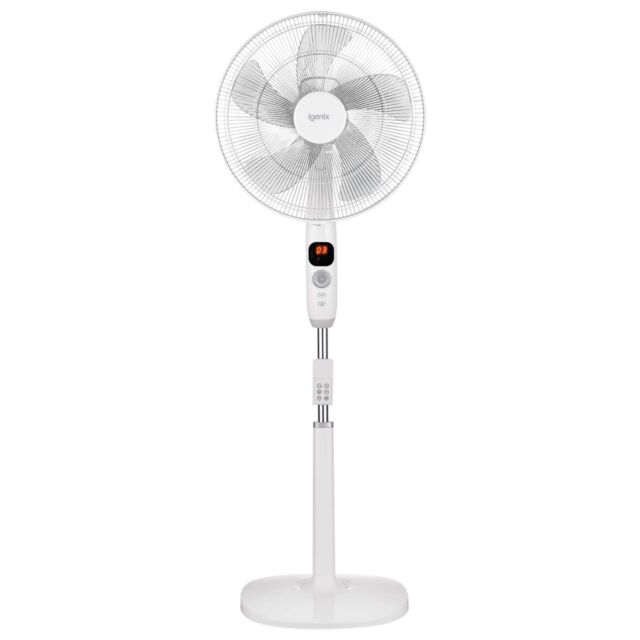 IGENIX DF1670 18 Inch Quiet Floorstanding Air Circulator Fan 