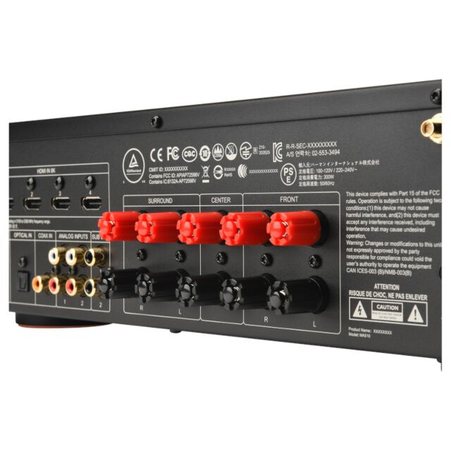 JBL MA510 Black 5.2 Channel 8K AV Receiver