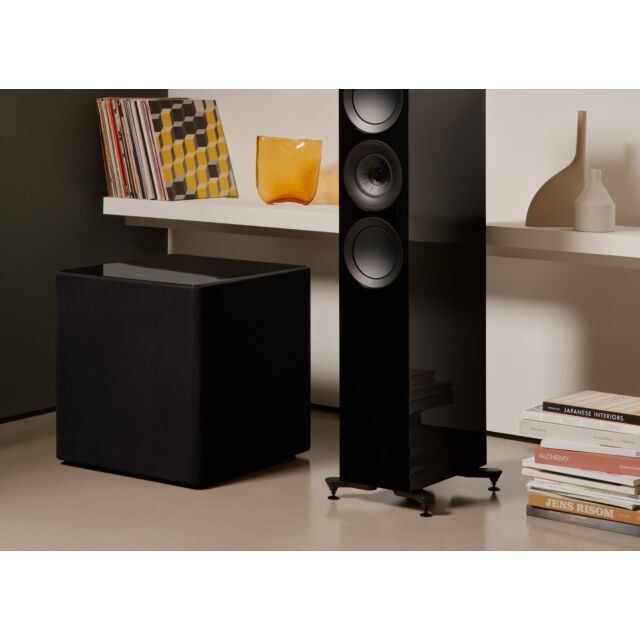 KEF KUBE 8 MIE Powered Subwoofer Black SP4073B0BA