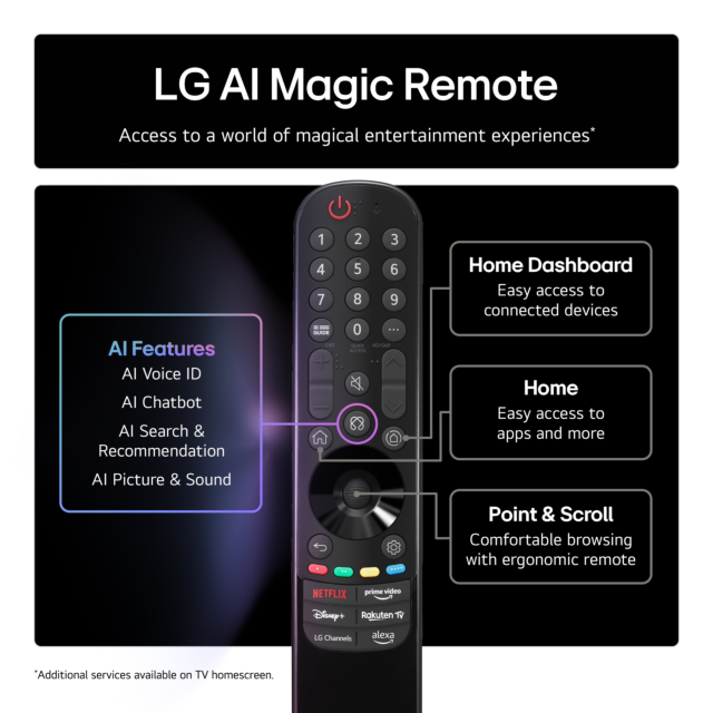 LG OLED83C54LA.AEK 83inch 4K Ultra HD OLED evo AI C5 Smart TV