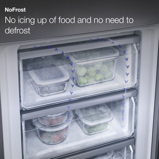 MIELE KDN7724E Built-In Fridge-Freezer Fixed Hinge