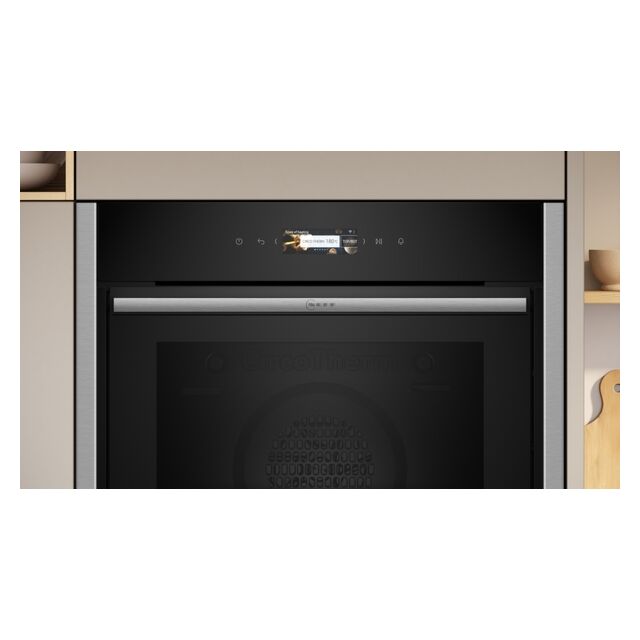 NEFF B54CR71N0B N70 Slide and Hide Pyrolytic Oven 