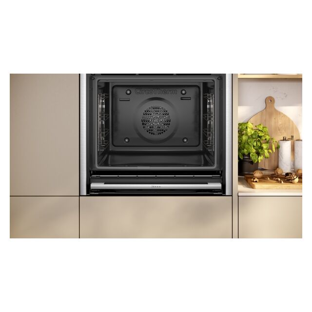NEFF B54CR71N0B N70 Slide and Hide Pyrolytic Oven 