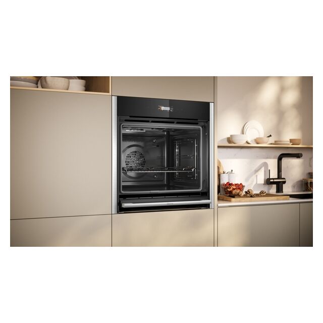 NEFF B54CR71N0B N70 Slide and Hide Pyrolytic Oven 