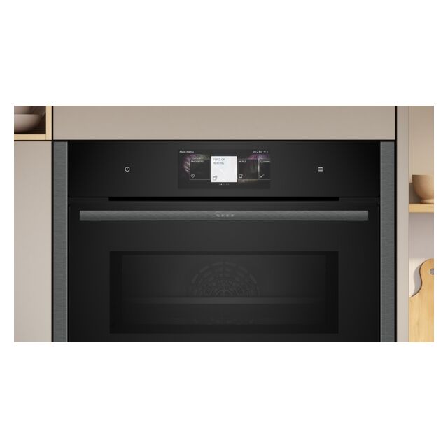 DISCONTINUED NEFF C24MT73G0B N90 Pyrolytic Compact Oven And Microwave