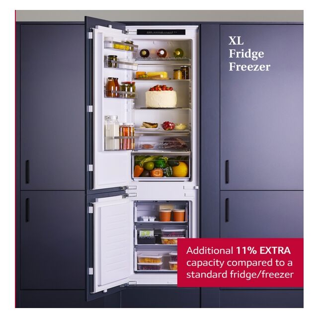 NEFF KI7962FD0G 194cm High Integrated Fridge Freezer Fixed Door