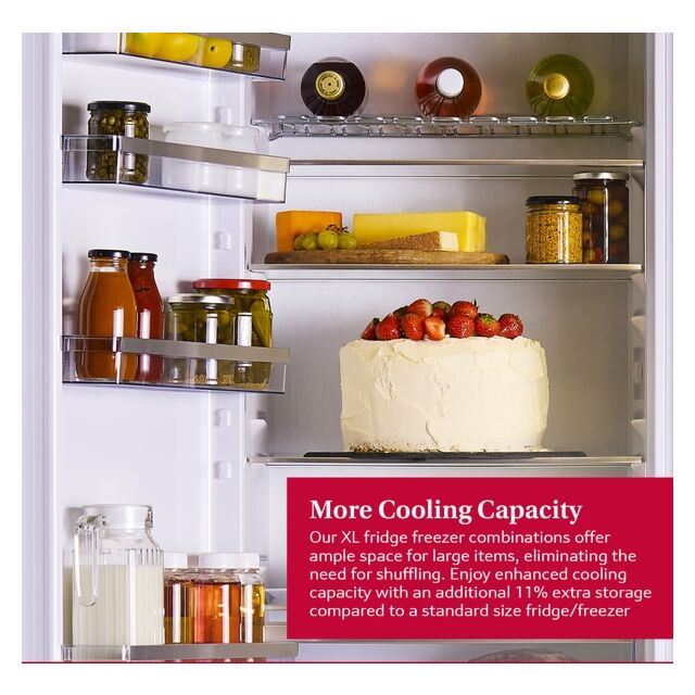 NEFF KI7962FD0G 194cm High Integrated Fridge Freezer Fixed Door