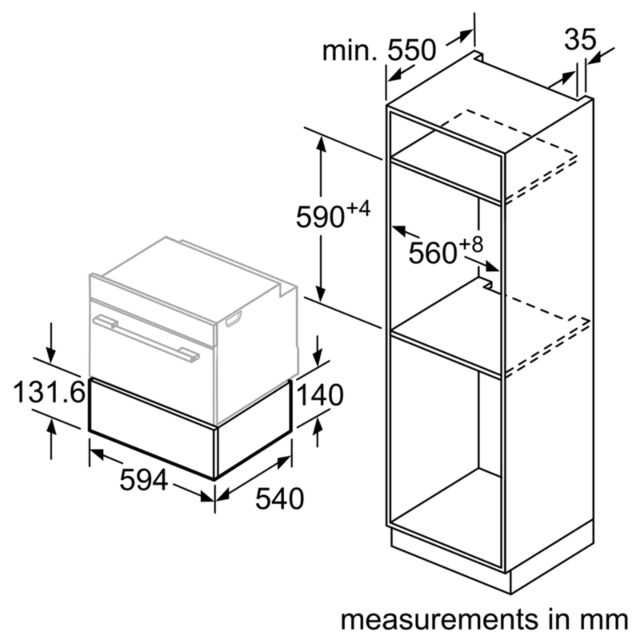 NEFF N1AHA01N0B N50 Warming Drawer