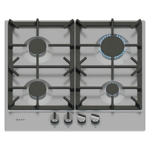 NEFF T26CIP8N0 60cm Gas Hob in Stainless Steel