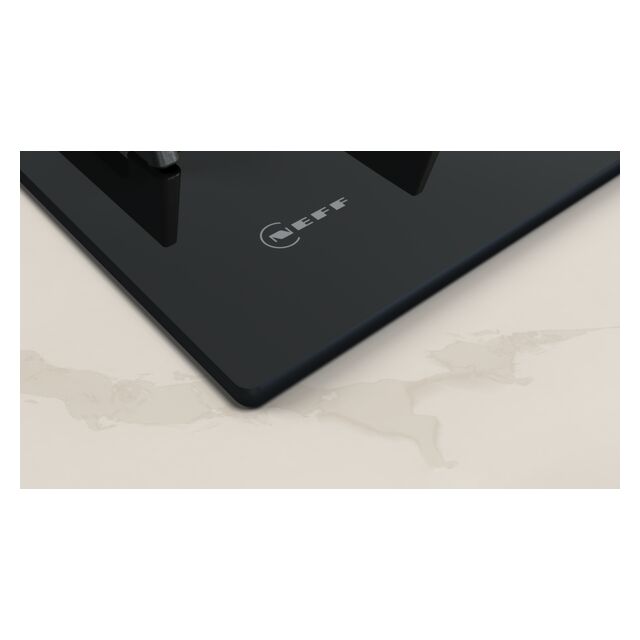 NEFF T26PIP4S0 60cm Gas Hob in Black Glass