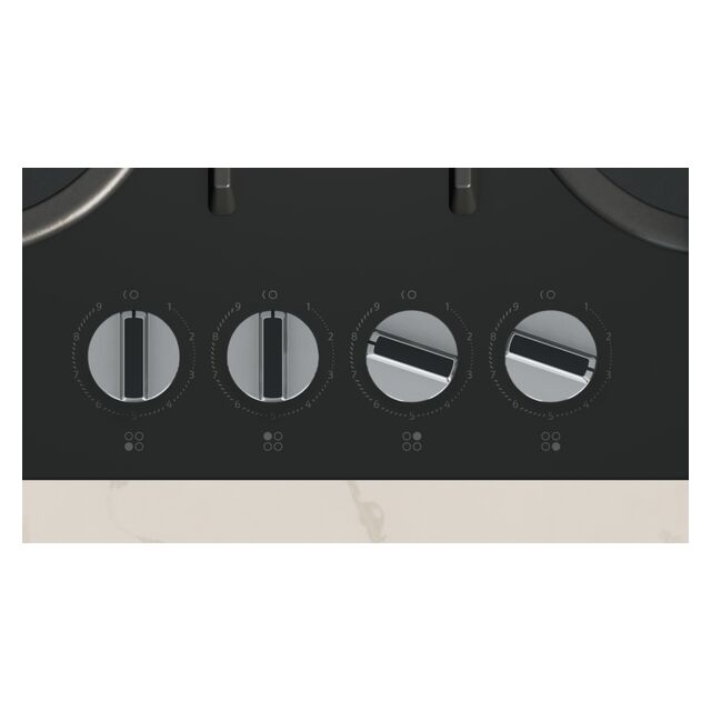 NEFF T26PIP4S0 60cm Gas Hob in Black Glass