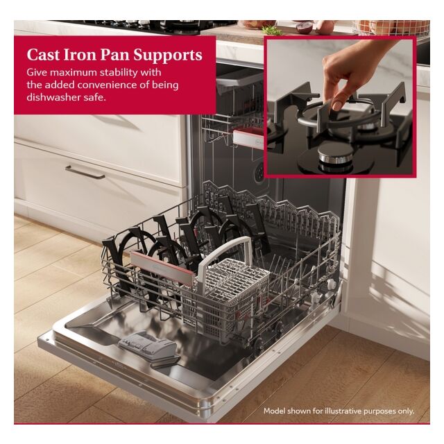 NEFF T26PIP4S0 60cm Gas Hob in Black Glass