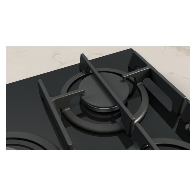 NEFF T27PIQ4S0 75cm Gas Hob 5 Burner Black Glass
