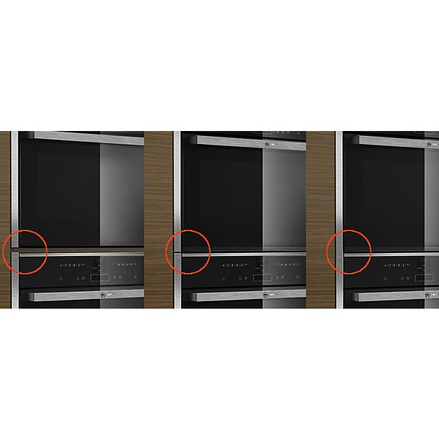 NEFF Z11SZ90X0 Seamless Combination Strips for N70/N90 Compact Ovens with Slide and Hide Ovens