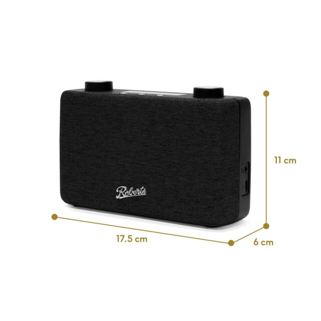 Roberts PLAY11BK DAB+/FM Digital Radio Black