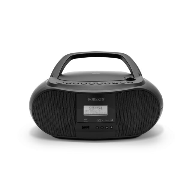 Roberts ZOOMBOX4BK DAB+/FM CD Bluetooth Boombox Black