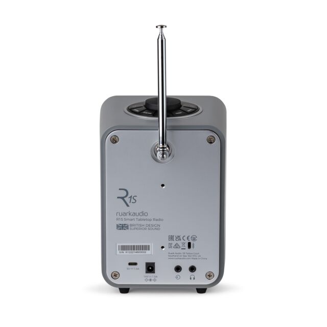 RUARK AUDIO R1S Mid Grey Smart DAB Radio